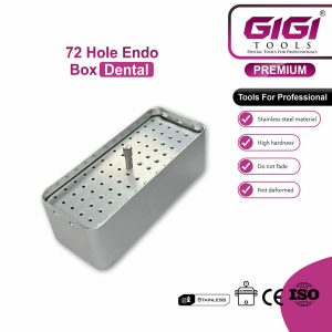 72-Hole Stainless Steel Endo Box - Image 4