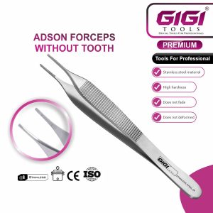 Surgical Adson Forceps & Tissue Tweezers 3-Piece Set - Image 10