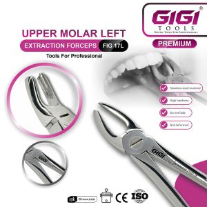 Adult Extraction Forceps Fig. 17L Upper Molars - Left - Image 3