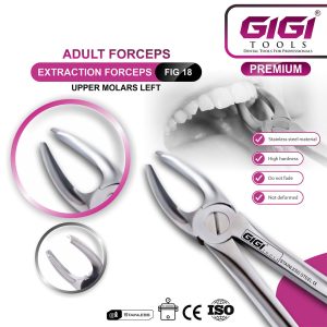 Adult Extraction Forceps Fig. 18 Upper Molars - Right - Image 3