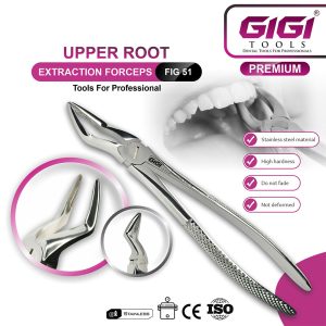 Adult Extraction Forceps Fig. 51 Upper Roots & Fragments - Image 3