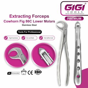 Adult Lower Cowhorn Extraction Forceps Fig. 86C - Image 3