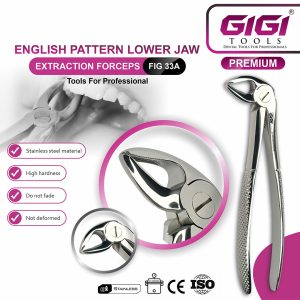 Adult Lower Root Extraction Forceps English Pattern Fig. 33A - Image 3