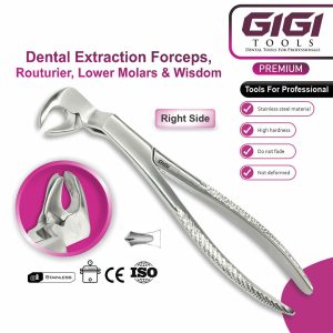 Adult Lower Root Extraction Forceps English Pattern Fig. 33A - Image 6