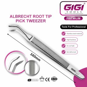 Albrecht Root Tip Pick Tweezers (Surgical Fragment Extraction Forceps) - Image 4
