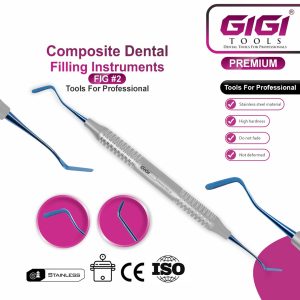 Dental Composite Instrument Set 5-Piece set Blue finish - Image 6