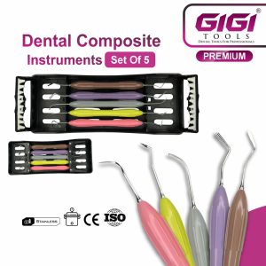 Dental Composite Instruments 5-Piece Set - Image 3