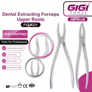 Dental Extracting Forceps Fig. 331 for Upper Roots - Image 3