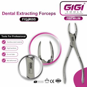 Dental Extracting Forceps Fig. 69 & 69S for Tomes Roots and Fragments - Image 6