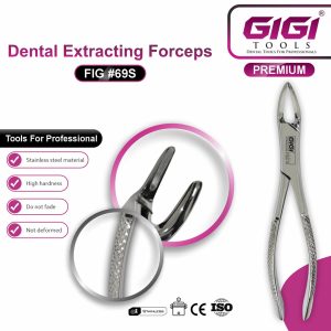 Dental Extracting Forceps Fig. 69 & 69S for Tomes Roots and Fragments - Image 4