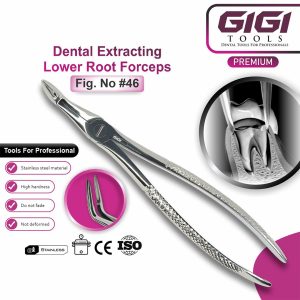 Dental Root Fragment & Splinter Extraction Forceps 3-Piece Set - Image 4