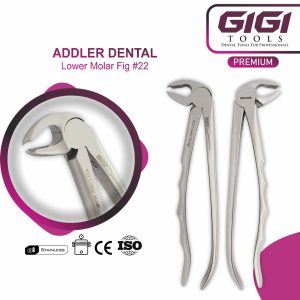 Addler 10-Piece Dental Extraction Forceps Kit (Ergonomic Wave Handle Design) - Image 3