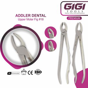 Addler 10-Piece Dental Extraction Forceps Kit (Ergonomic Wave Handle Design) - Image 9