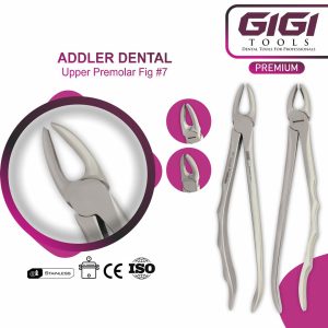 Addler 10-Piece Dental Extraction Forceps Kit (Ergonomic Wave Handle Design) - Image 10