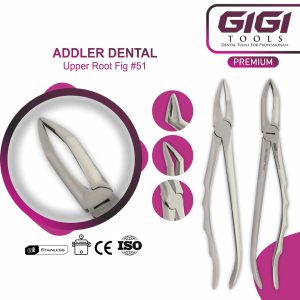 Addler 10-Piece Dental Extraction Forceps Kit (Ergonomic Wave Handle Design) - Image 11