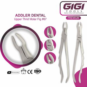 Addler 10-Piece Dental Extraction Forceps Kit (Ergonomic Wave Handle Design) - Image 12