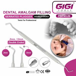 Double-Ended Amalgam Serrated Pluggers & Condensers 3-Piece Master Set - Image 6