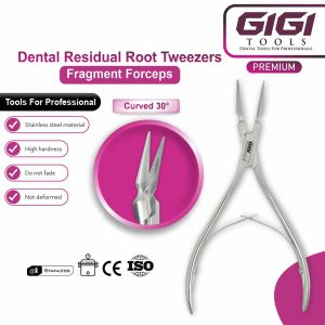 Dental Residual Root Tweezers & Fragment Forceps 3-Piece Set - Image 3