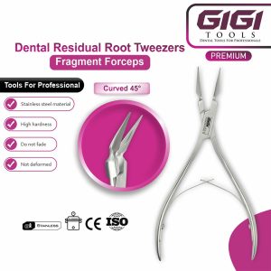 Dental Residual Root Tweezers & Fragment Forceps 3-Piece Set - Image 4