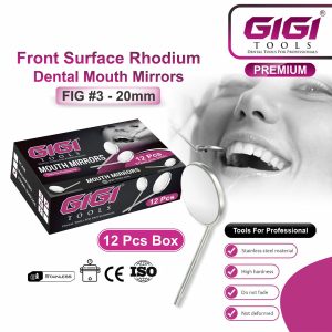 Front Surface Rhodium Mouth Mirror 12 Pcs Set - Image 6