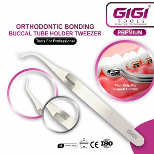 Orthodontic Bonding Buccal Tube Holder Tweezers - Image 3