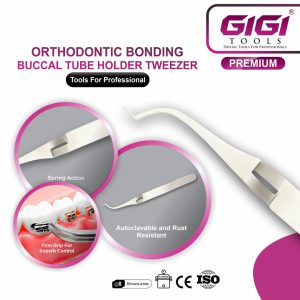 Orthodontic Bonding Buccal Tube Holder Tweezers - Image 4