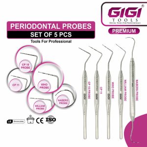 Periodontal Probes (5-Piece Set) - Image 6