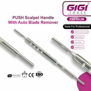 Push Scalpel Handle with Auto Blade Remover - Image 3