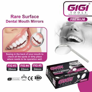 Rear Surface Dental Mouth Mirror (12-Piece Set) - Image 3