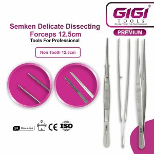 Semken Delicate Dissecting Forceps Non-Toothed - Image 3
