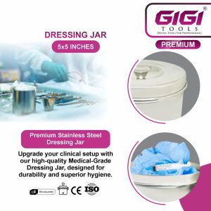 Stainless Steel Dressing Jar - Image 4