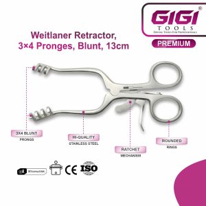 Weitlaner Retractor Set (Self-Retaining Surgical Instruments) - Image 8