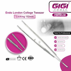 Endo London College Tweezers (Locking, 152mm) - Image 3