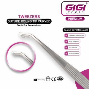 Suture Tweezers (Round Tip & Corn) - Image 5